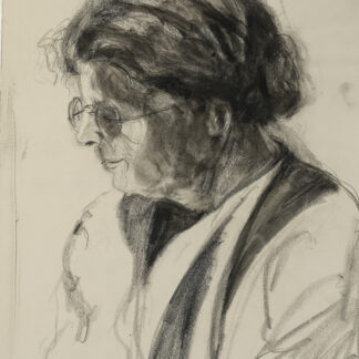 Eckertz, Waldemar (1878–1947): - Porträt Charlotte Eckertz lesend