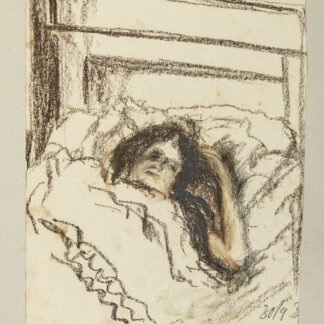 Eckertz, Waldemar (1878–1947): - Studie 1930 (im Bett).