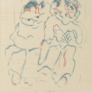 Eckertz, Waldemar (1878–1947): - 2 Kinder sitzend.