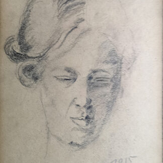 Eckertz, Waldemar (1878–1947): - Porträt eines Frauenkopfes.