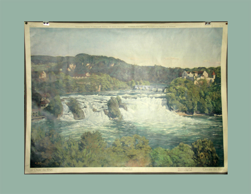 Bührer, Hans (1907 - 1973): - Rheinfall.