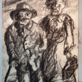 Eckertz, Waldemar (1878–1947): - Studie - Die Alten auf der Strasse.