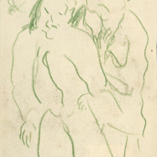 Eckertz, Waldemar (1878–1947): - Zwei Menschen und ein Hund.