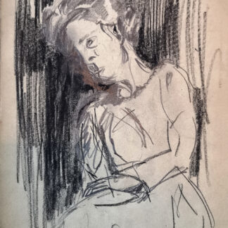 Eckertz, Waldemar (1878–1947): - Lotte Eckertz, sitzend.