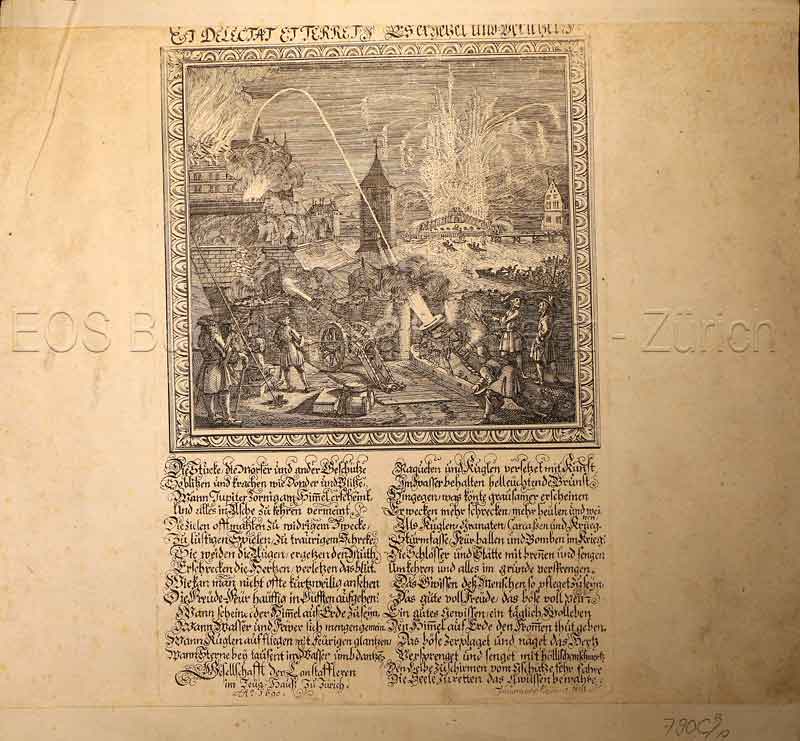 - Mörserschiessen auf der Bauschanze.