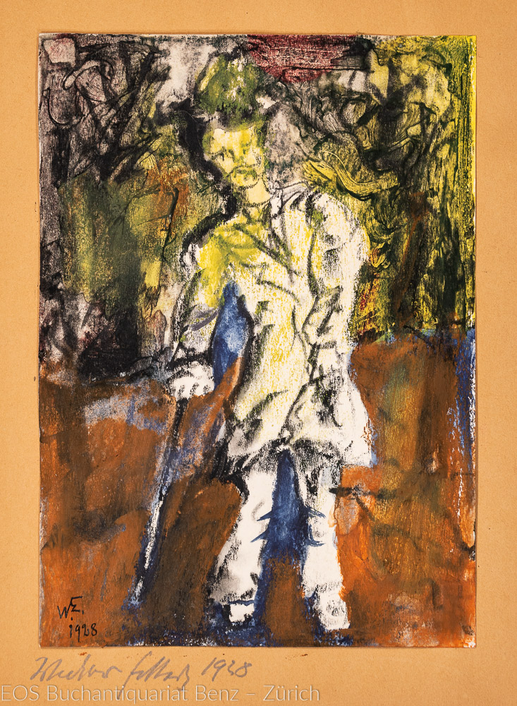Eckertz, Waldemar (1878–1947): - Mann mit Stock.