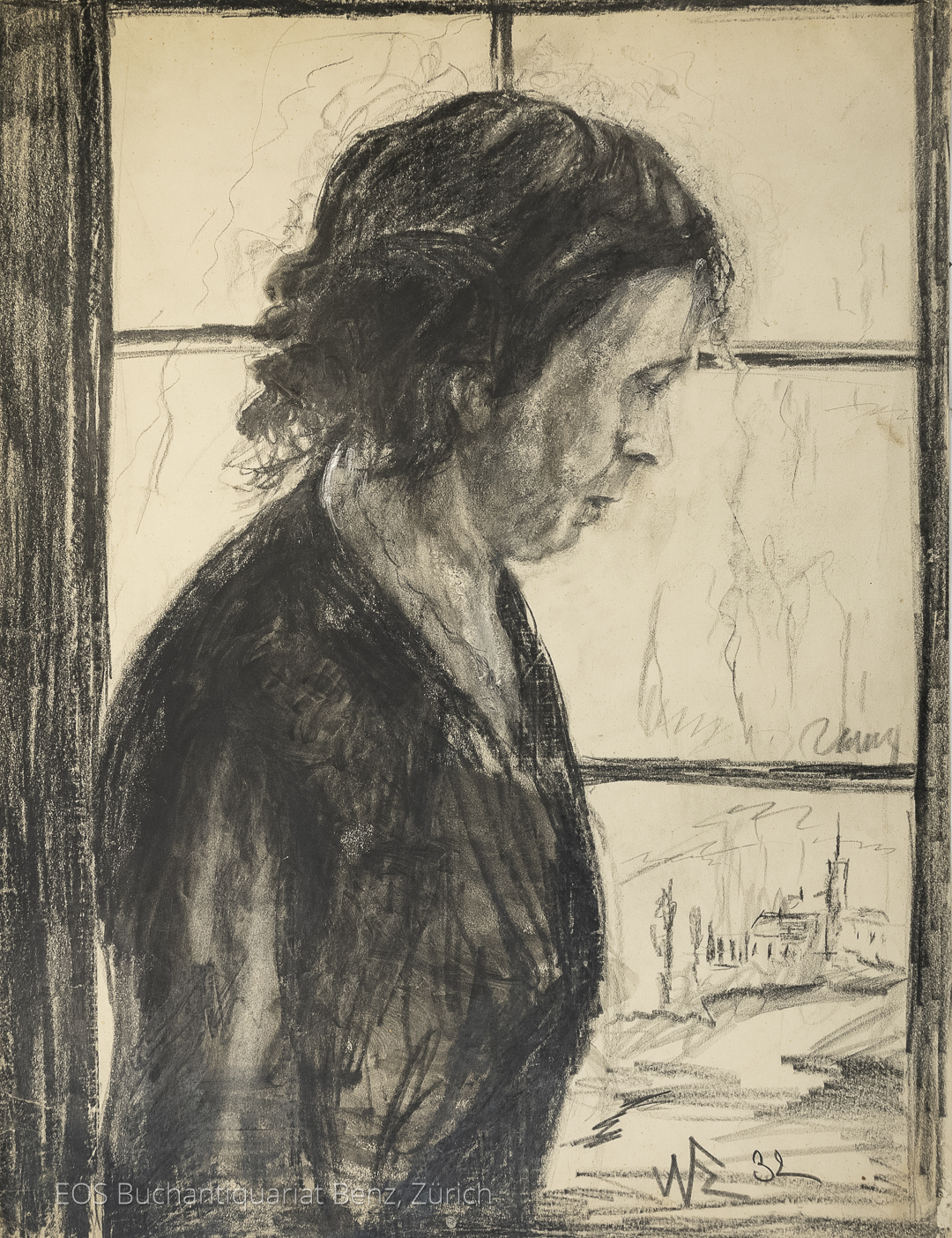 Eckertz, Waldemar (1878–1947): - Profil Charlotte Eckertz.