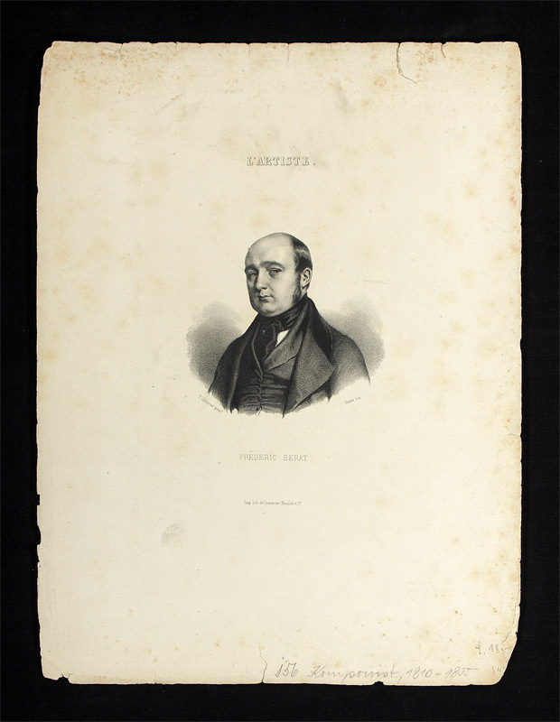 Berat, Frédéric (1810-1855): - Franz. Liedkomponist.