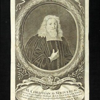 Scriverius, Christian: (1629-1693): - Pfarrer, Erbauungs- und Volksschriftsteller.