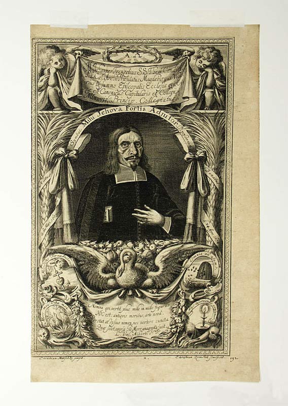Frentzel, Johannes (1609-1674): - Deutscher Anagramm- u. Kirchenlieddichter.