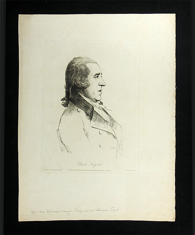 Knyvett, Charles (1752-1822): - Engl. Komponist.