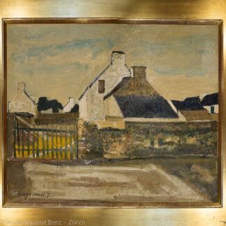 Borgeaud Georges; (1914 – 1998). - La Bretagne. - Bretonische Häuser.
