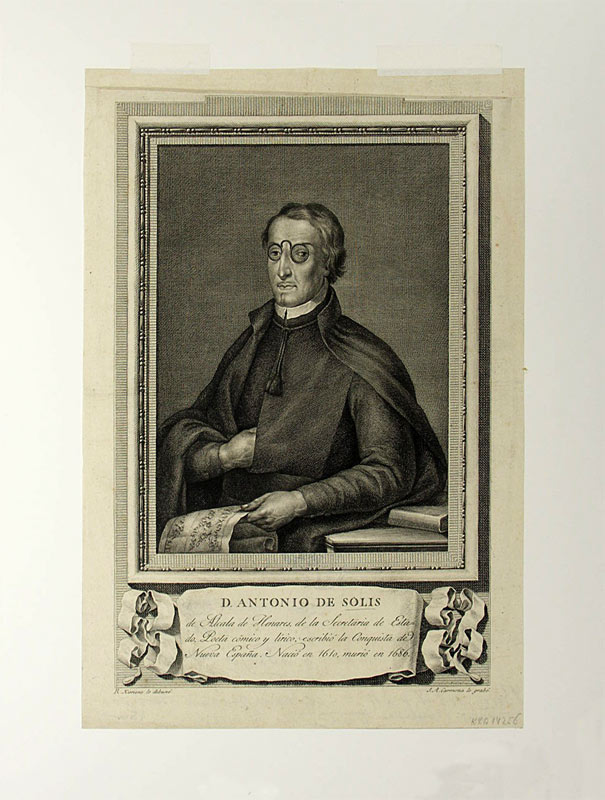 Solis y Rivandeneyra, Antonio de (1660-1686): - Span. Geschichtenschreiber u. Dramatiker.