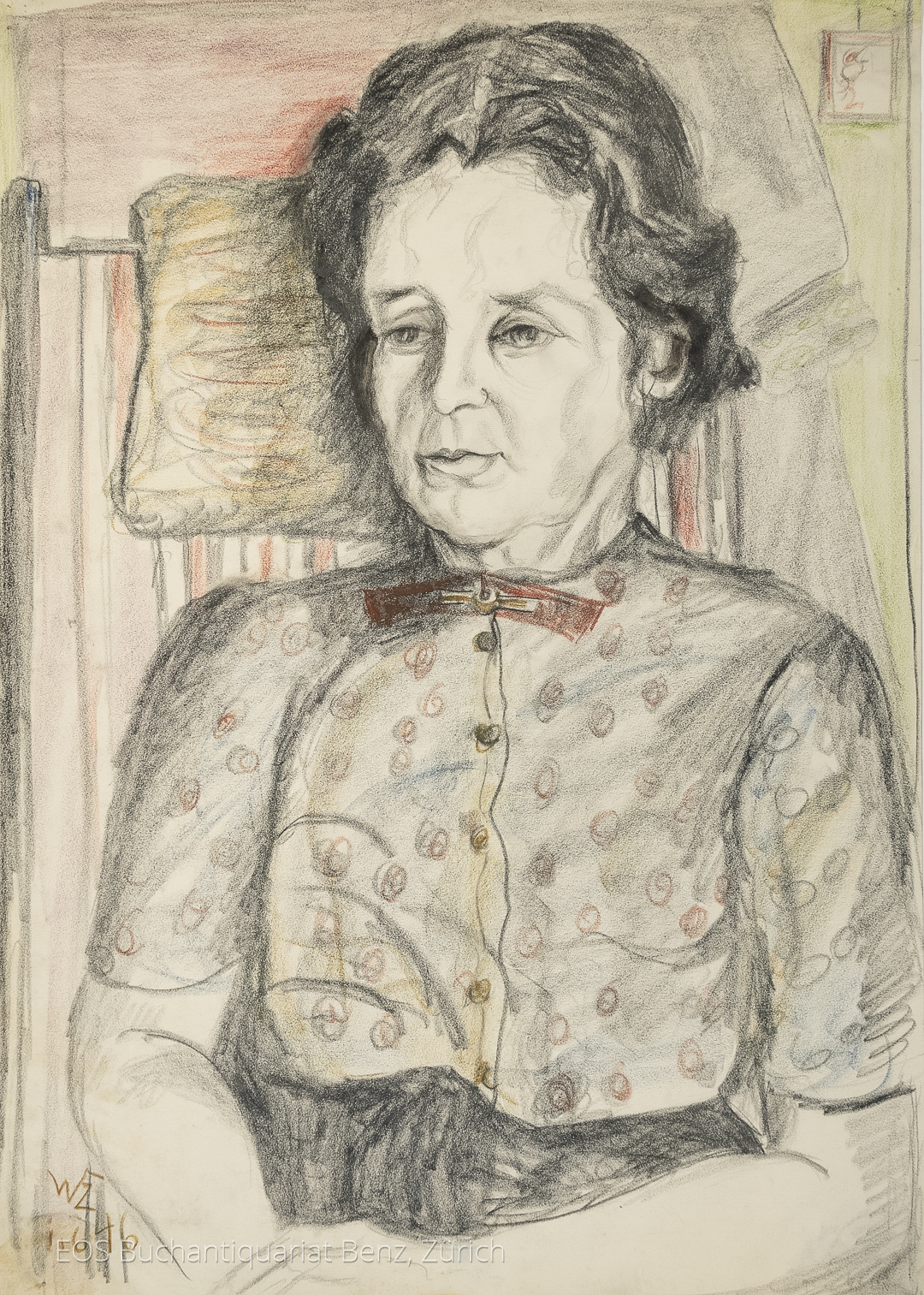 Eckertz, Waldemar (1878–1947): - Porträt Charlotte Eckertz.