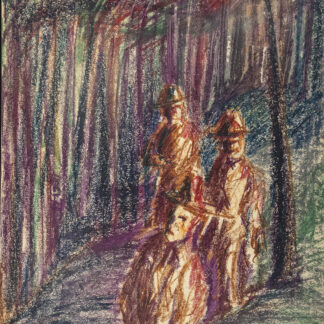 Eckertz, Waldemar (1878–1947): - Drei Männer im Wald.