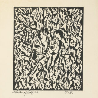 Eckertz, Waldemar (1878–1947): - (Labyrinth von Köpfen und Augen).
