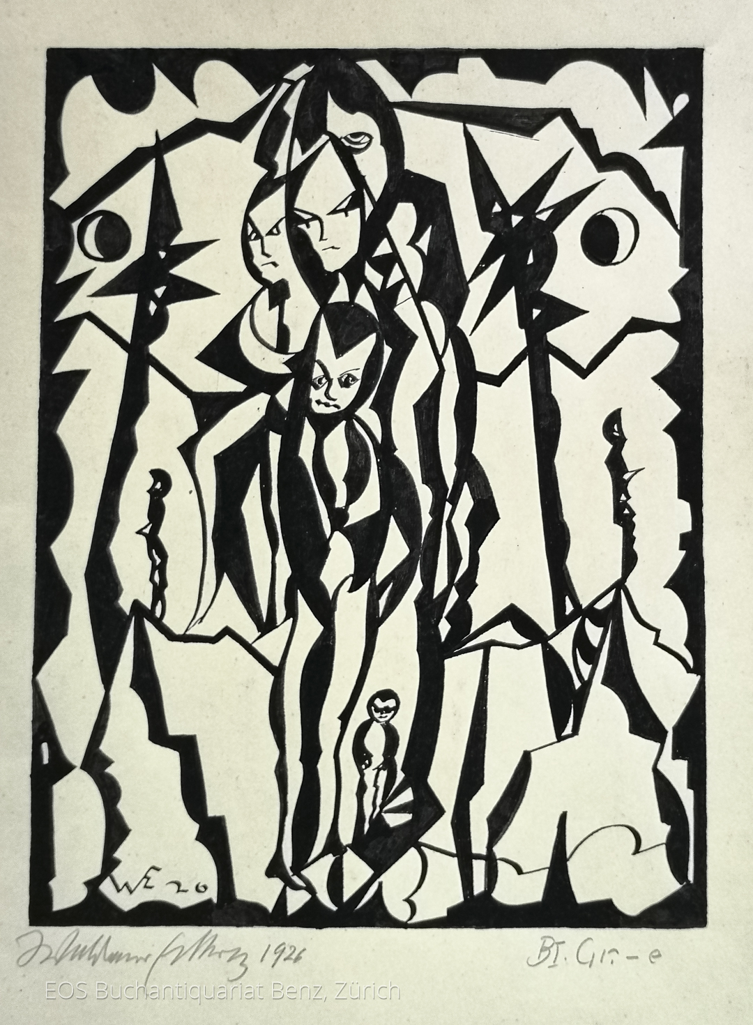 Eckertz, Waldemar (1878–1947): - (Personengruppe in der Mitte).