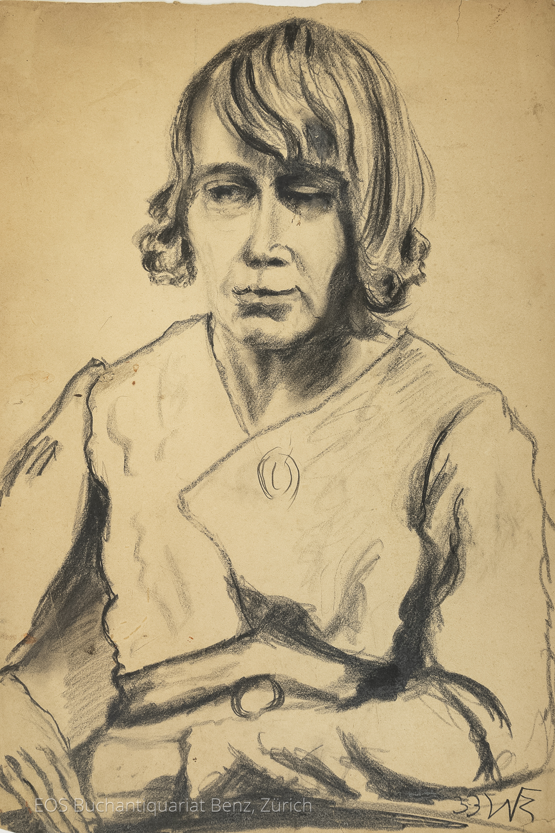 Eckertz, Waldemar (1878–1947): - Porträt «Rita».