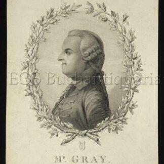 Gray, Thomas (1716-1771): - Engl. Poet.