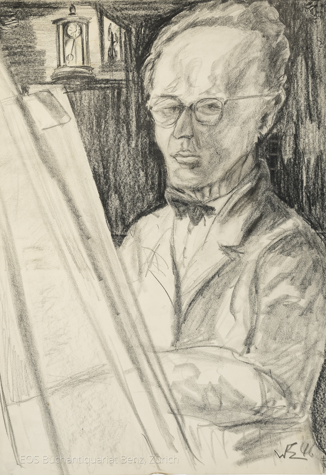 Eckertz, Waldemar (1878–1947): - Porträt von W. Eckertz.