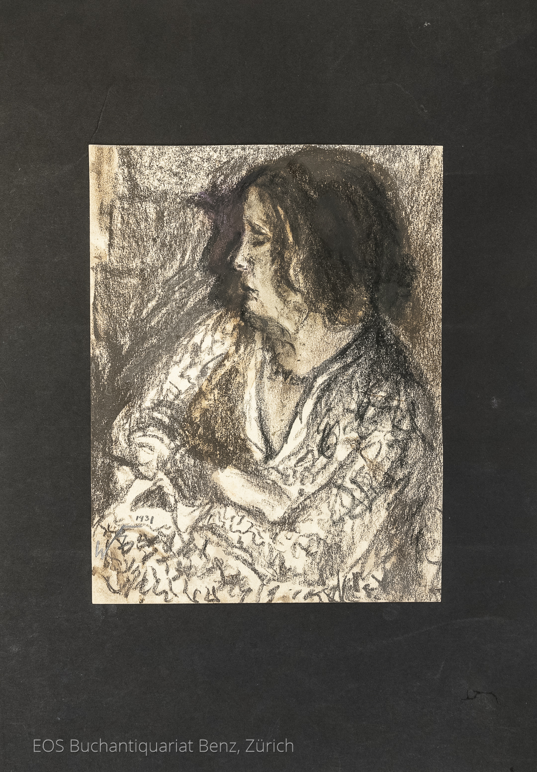 Eckertz, Waldemar (1878–1947): - Porträt Charlotte Eckertz.