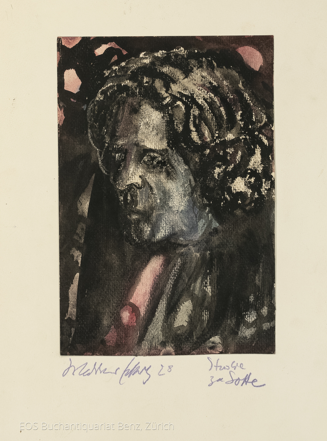Eckertz, Waldemar (1878–1947): - Studie zu Lotte.
