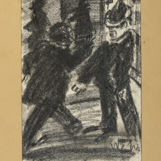 Eckertz, Waldemar (1878–1947): - Rivalen - Zwei Männer auf der Strasse.