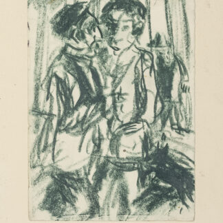 Eckertz, Waldemar (1878–1947): - Zwei Männer im Vordergrund, ein Mann im Hintergrund.