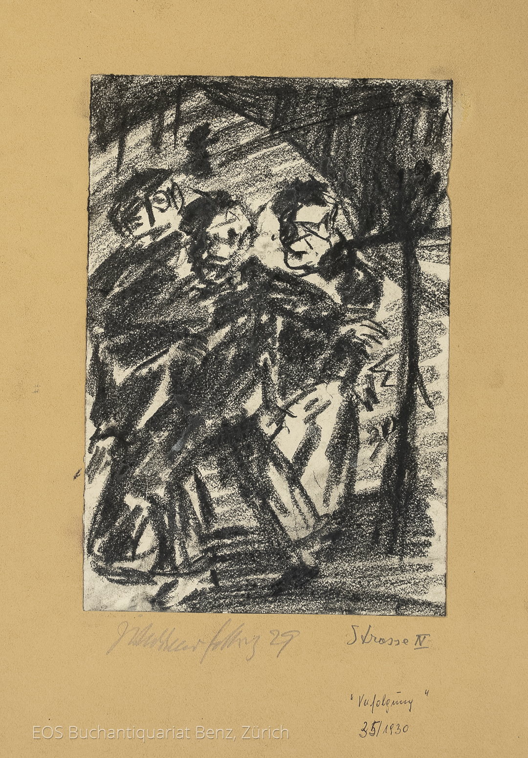Eckertz, Waldemar (1878–1947): - Strasse IV. - Verfolgung.