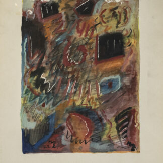 Eckertz, Waldemar (1878–1947): - Komposition von Rechtecken und Strichen.