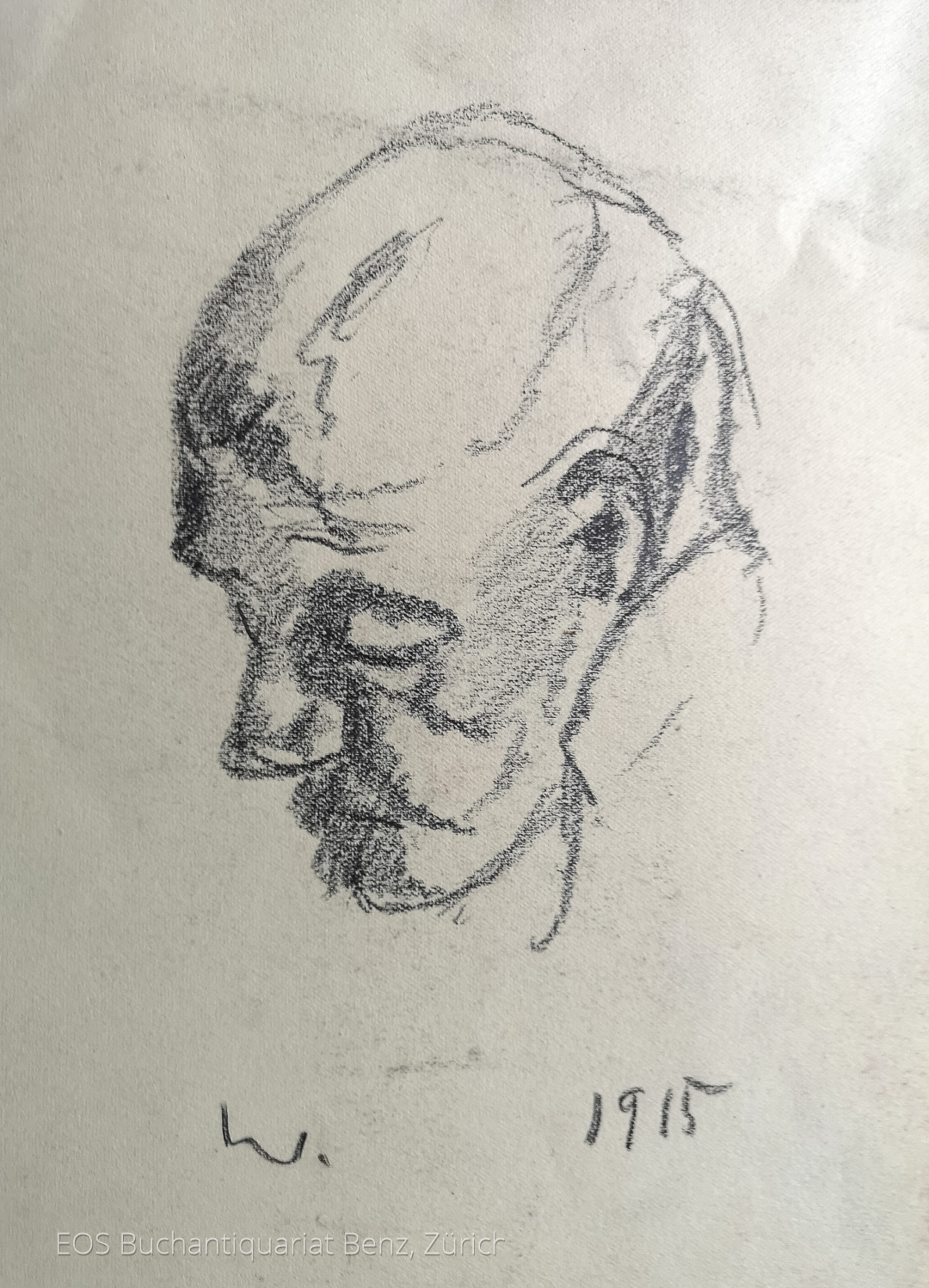 Eckertz, Waldemar (1878–1947): - Porträt eines Mannes.