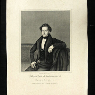 Locher, Johann Heinrich (1808-1852): - Pfarrer zu Regensberg.