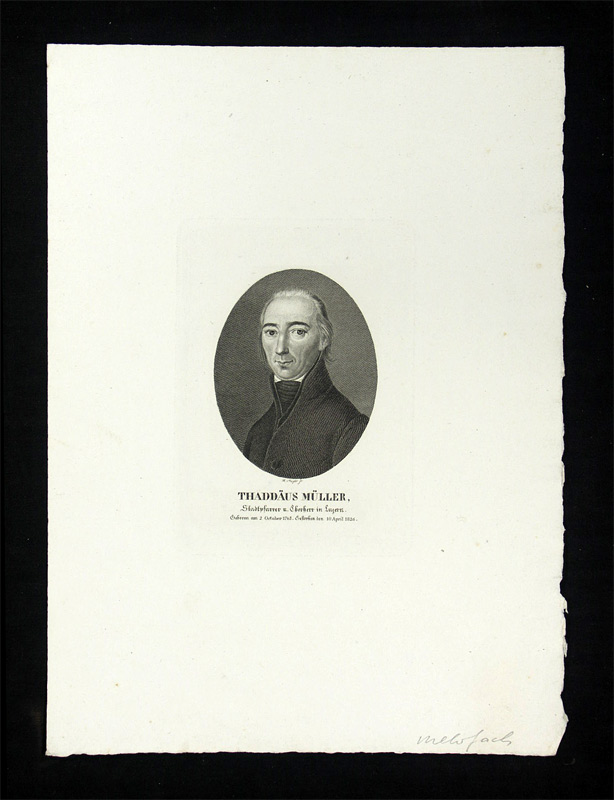 Müller, Thaddäus (1763-1826): - Stadtpfarrer und Chorherr in Luzern.