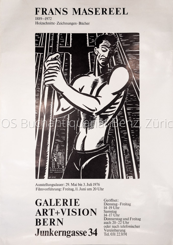 Masereel, Frans (1889-1972): - Holzschnitte – Zeichnungen – Bücher.