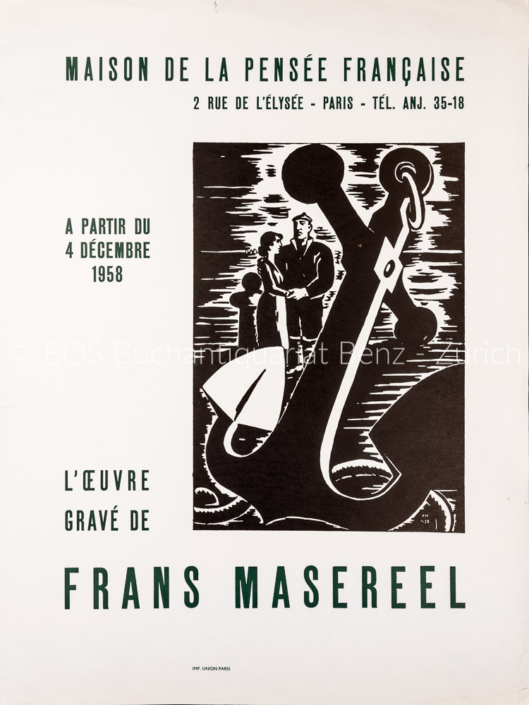 Masereel, Frans (1889-1972): - Frans Masereel – L'Oeuvre gravé.
