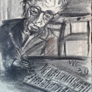 Eckertz, Waldemar (1878–1947): - Mann beim Malen.