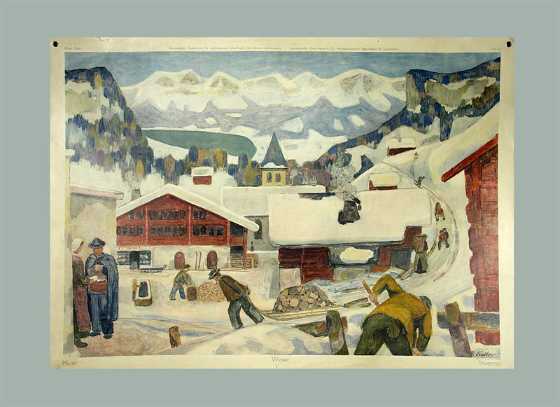 Sidler, Alfred (1905-1992): - Winter.