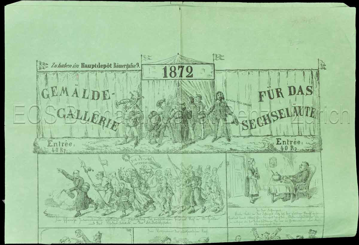 - Gemälde-Gallerie für das Sechseläuten. 1872.