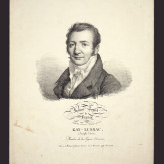 Gay-Lussac, Joseph Louis: (1778-1850). - Franz. Physiker.
