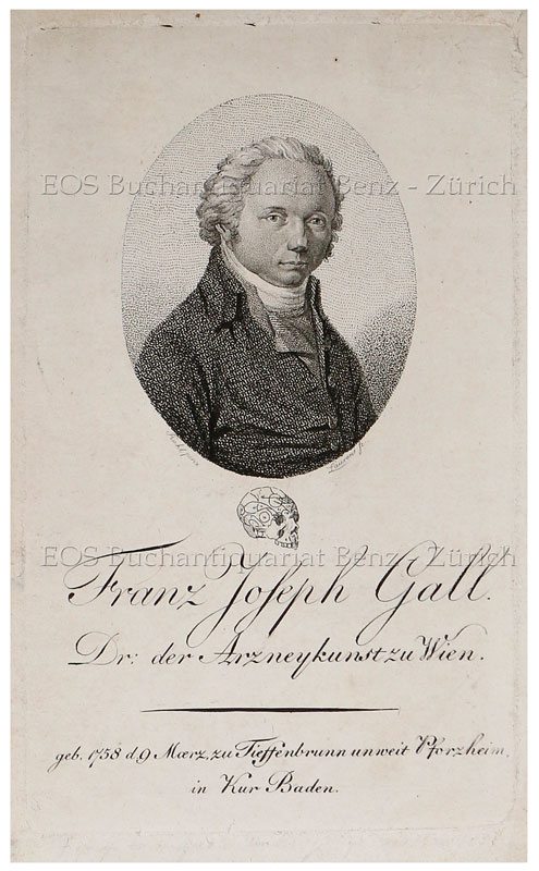 Gall, Frank Joseph (1758-1828): - Franz Joseph Gall. Dr. der Arzneykunst zu Wien.