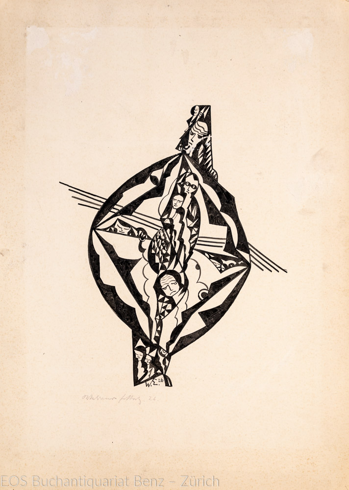 Eckertz, Waldemar (1878–1947): - (Gesichter).