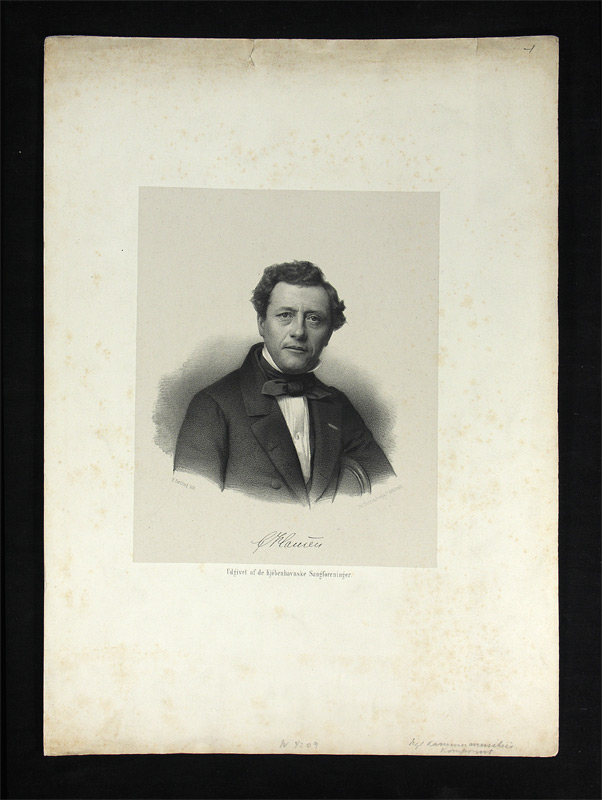 Hansen, Christian Julius (1814-1875): - Dän. Komponist.
