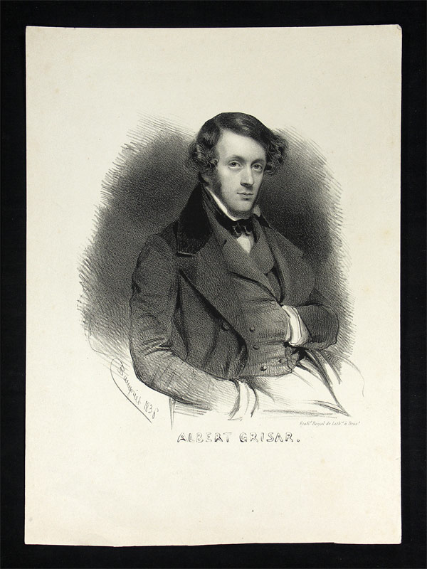 Grisar, Albert (1808-1869): - Franz. Opernkomponist.
