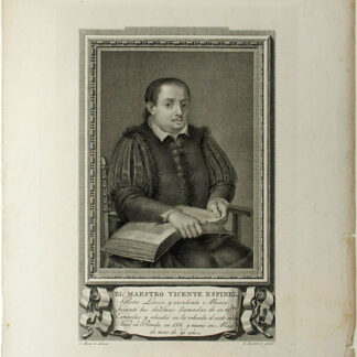 Espinel, Vincente (1550-1624): - Spanischer Schriftsteller und Musiker.