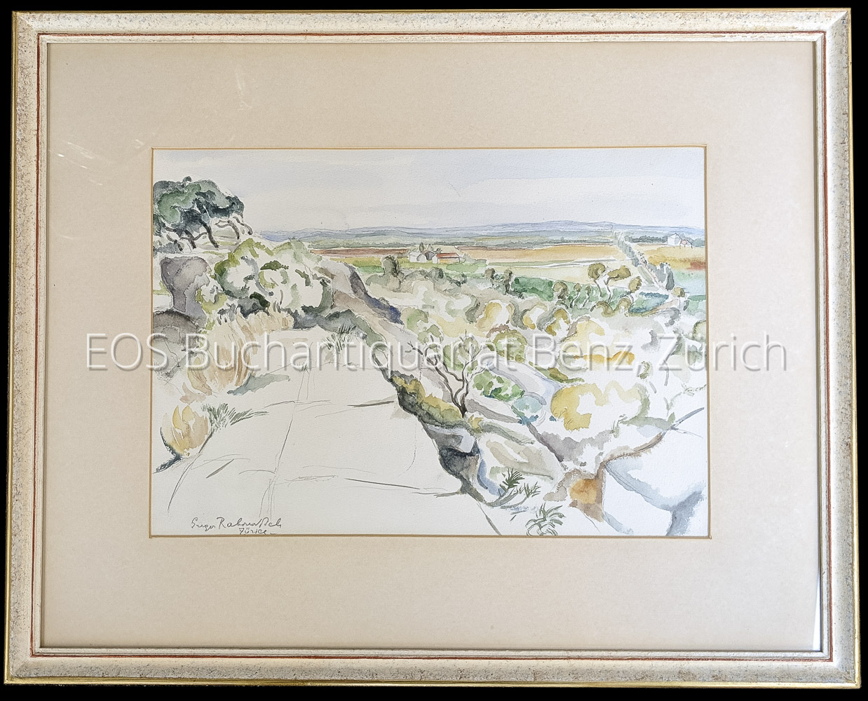 Rabinovitsch, Gregor (1884–1958): - Landschaft um Zürich.