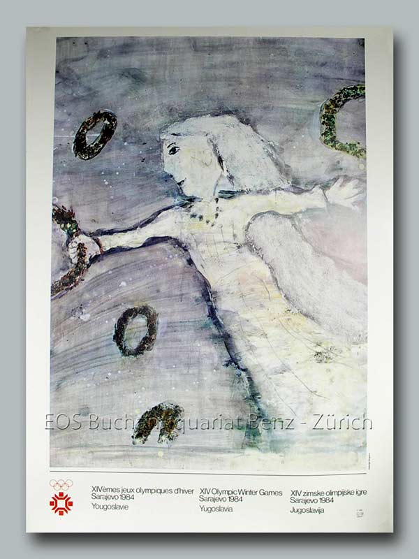 Stubica, Gabrijel (1913-1990): - XIVèmes jeux olympiques d'hiver Sarajevo 1984, Yougoslavie - XIV Olympic Winter Games - XIV zimske olimpijske igre.