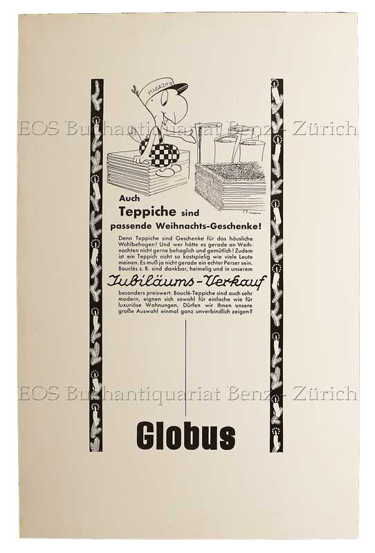 Lips, Robert (1912-1975): - Auch Teppiche sind passende Weihnachts-Geschenke!