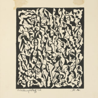 Eckertz, Waldemar (1878–1947): - (Labyrinth von Köpfen und Augen).