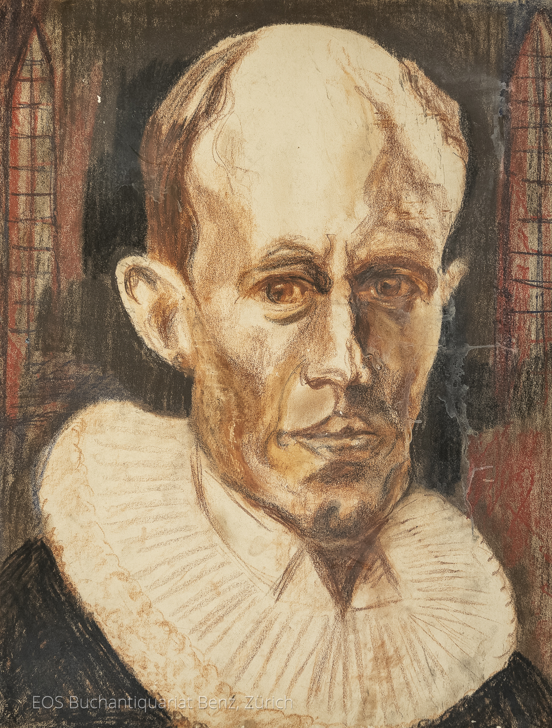 Eckertz, Waldemar (1878–1947): - Porträt eines Schauspielers.