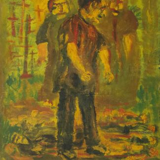 Eckertz, Waldemar (1878–1947): - 3 Gestalten, Kreuze und Totd.